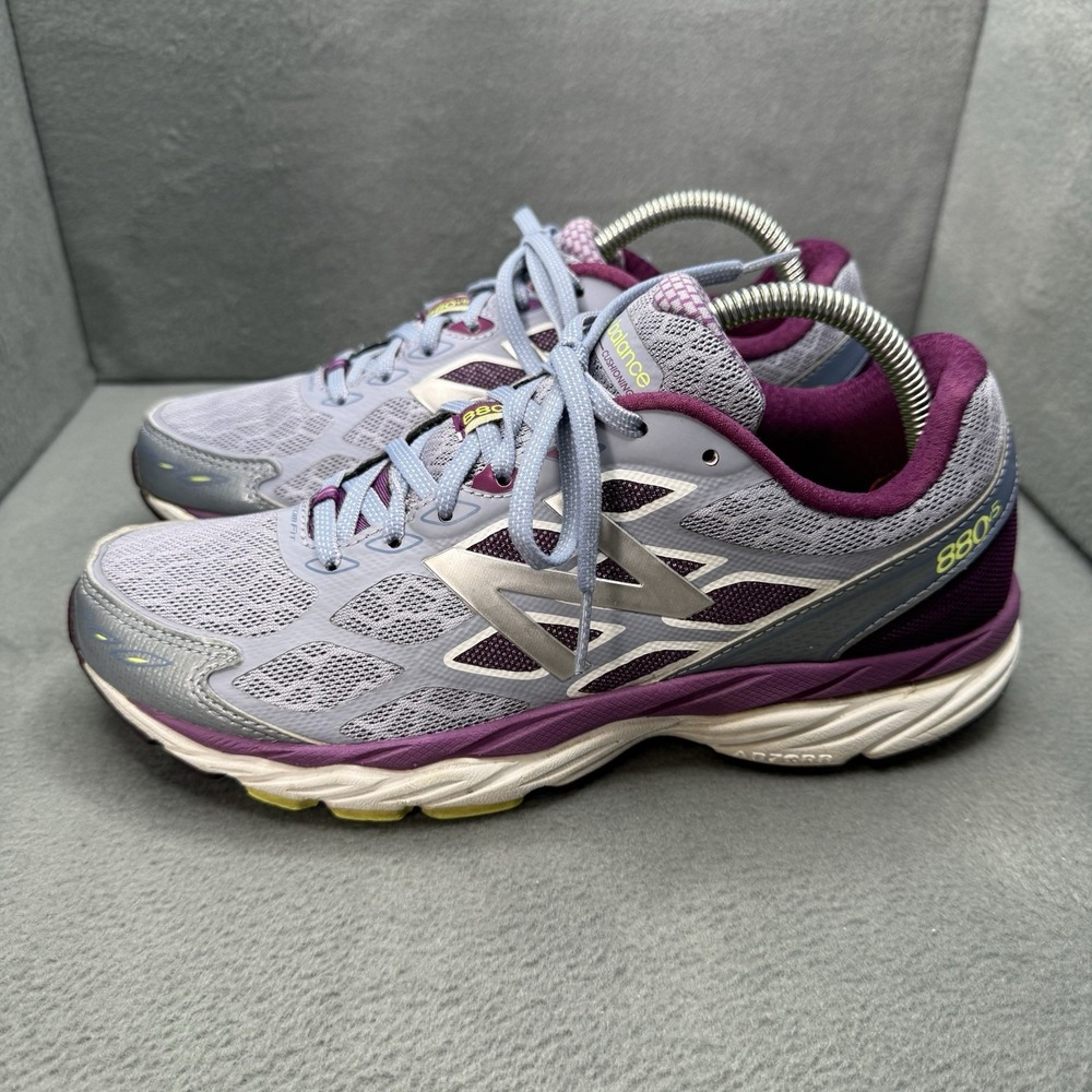 New Balance 880v5 Women's Running Shoes Size US 8 Gray Purple W880PP5